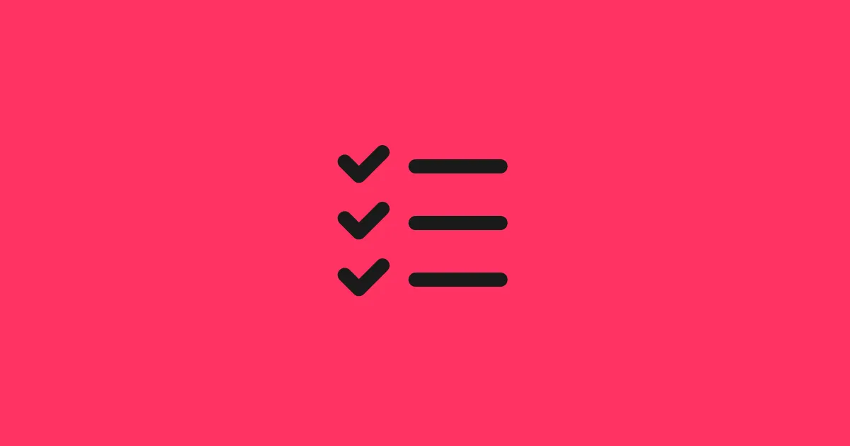 checklist para website